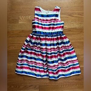 GYMBOREE Satin stripe holiday dress 4